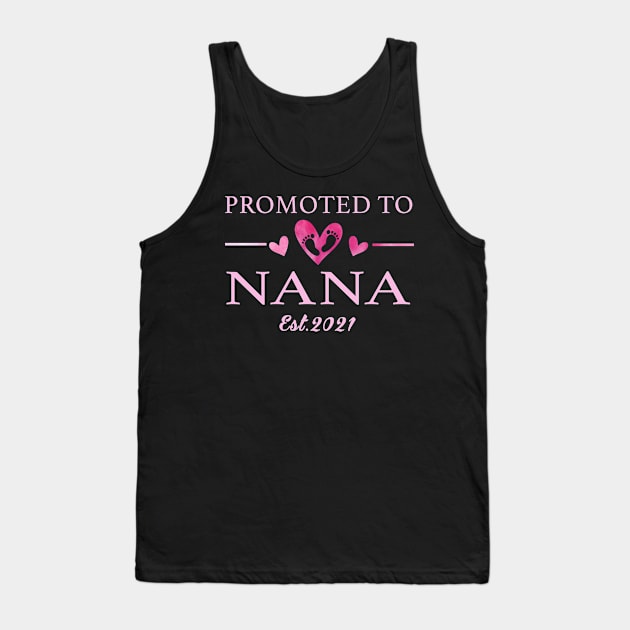 Promoted To Nana 2021 Tank Top by Hound mom